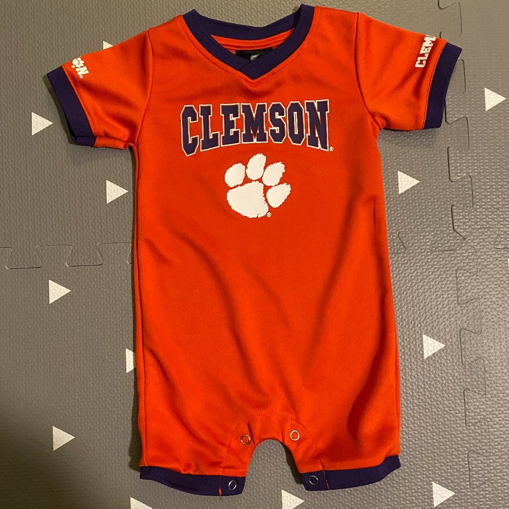 Clemson Baby Romper Sz. 3-6 Months